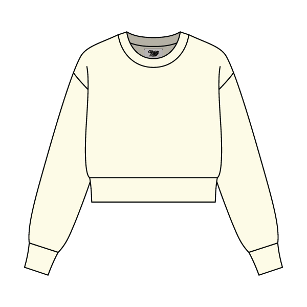 Women's Crop Crewneck Sweatshirt - The Collegiate Lineup