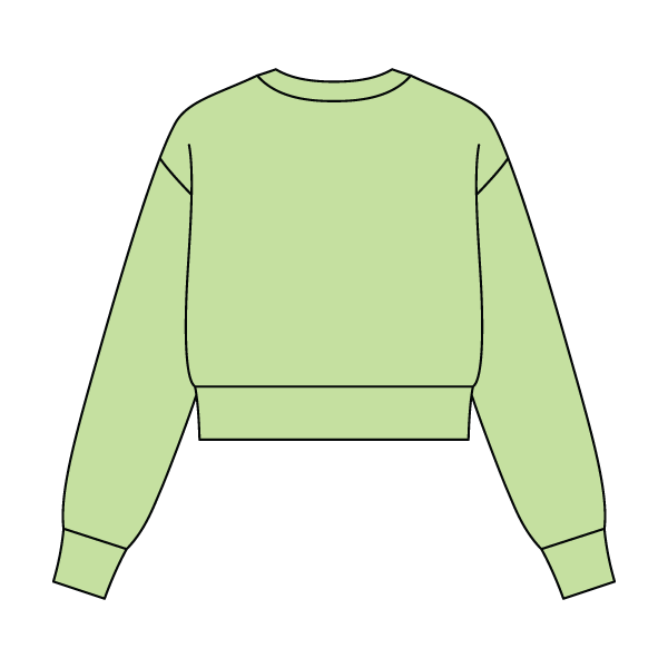 Women's Crop Crewneck Sweatshirt - The Collegiate Lineup
