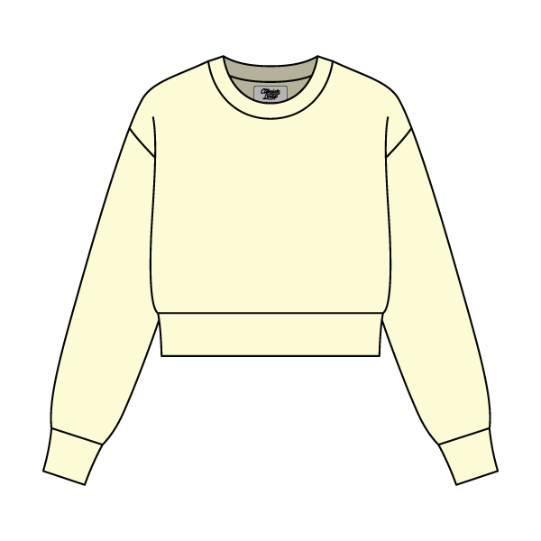 Women's Crop Crewneck Sweatshirt - The Collegiate Lineup