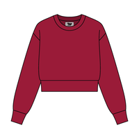 Women's Crop Crewneck Sweatshirt - The Collegiate Lineup