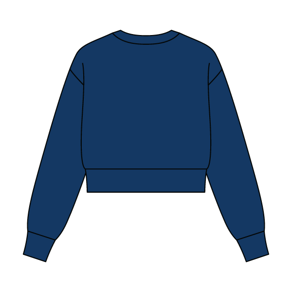 Women's Crop Crewneck Sweatshirt - The Collegiate Lineup