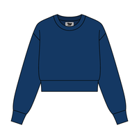 Women's Crop Crewneck Sweatshirt - The Collegiate Lineup