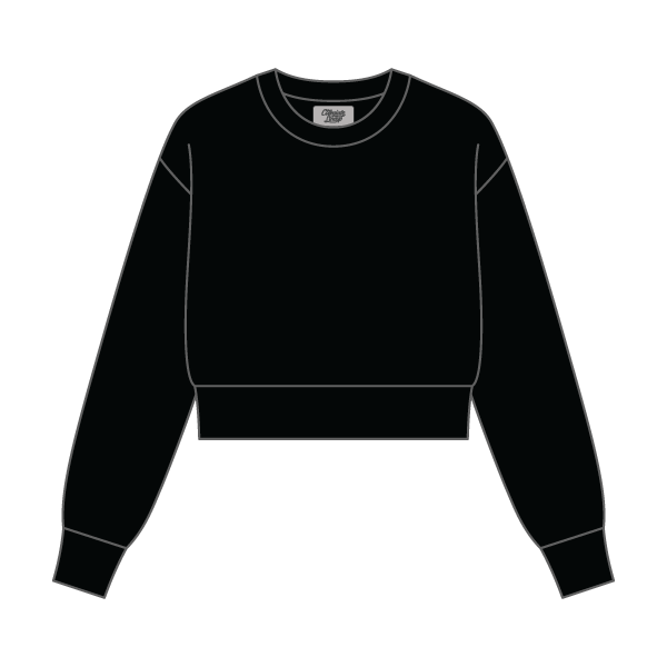 Women's Crop Crewneck Sweatshirt - The Collegiate Lineup