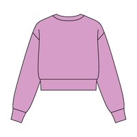 Women's Crop Crewneck Sweatshirt - The Collegiate Lineup