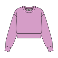 Women's Crop Crewneck Sweatshirt - The Collegiate Lineup