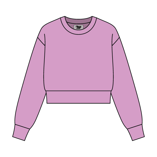 Women's Crop Crewneck Sweatshirt - The Collegiate Lineup