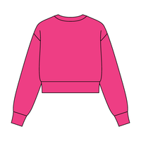 Women's Crop Crewneck Sweatshirt - The Collegiate Lineup