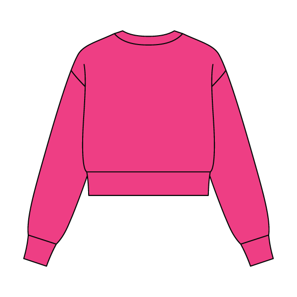 Women's Crop Crewneck Sweatshirt - The Collegiate Lineup
