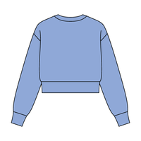 Women's Crop Crewneck Sweatshirt - The Collegiate Lineup