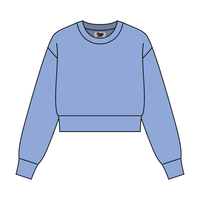 Women's Crop Crewneck Sweatshirt - The Collegiate Lineup