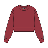 Women's Crop Crewneck Sweatshirt - The Collegiate Lineup