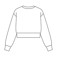Women's Crop Crewneck Sweatshirt - The Collegiate Lineup