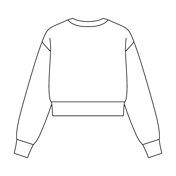 Women's Crop Crewneck Sweatshirt - The Collegiate Lineup