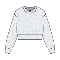 Women's Crop Crewneck Sweatshirt - The Collegiate Lineup