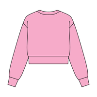 Women's Crop Crewneck Sweatshirt - The Collegiate Lineup