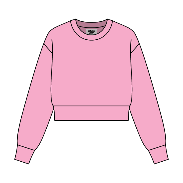 Women's Crop Crewneck Sweatshirt - The Collegiate Lineup
