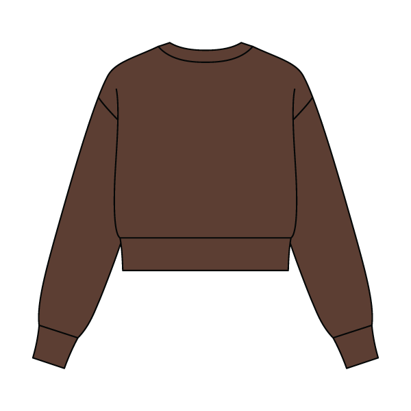 Women's Crop Crewneck Sweatshirt - The Collegiate Lineup