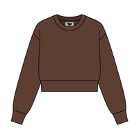 Women's Crop Crewneck Sweatshirt - The Collegiate Lineup