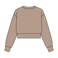 Women's Crop Crewneck Sweatshirt - The Collegiate Lineup