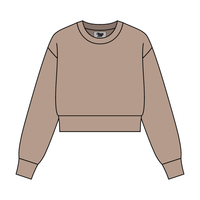 Women's Crop Crewneck Sweatshirt - The Collegiate Lineup
