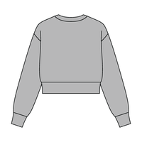 Women's Crop Crewneck Sweatshirt - The Collegiate Lineup
