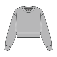 Women's Crop Crewneck Sweatshirt - The Collegiate Lineup