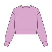 Women's Crop Crewneck Sweatshirt - The Collegiate Lineup