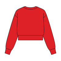 Women's Crop Crewneck Sweatshirt - The Collegiate Lineup