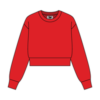 Women's Crop Crewneck Sweatshirt - The Collegiate Lineup