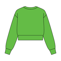 Women's Crop Crewneck Sweatshirt - The Collegiate Lineup