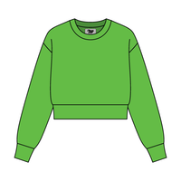 Women's Crop Crewneck Sweatshirt - The Collegiate Lineup