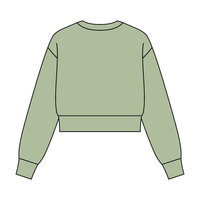Women's Crop Crewneck Sweatshirt - The Collegiate Lineup