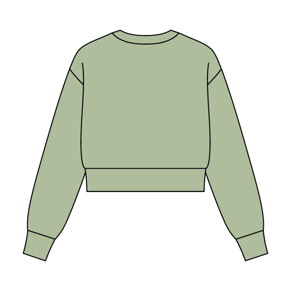 Women's Crop Crewneck Sweatshirt - The Collegiate Lineup