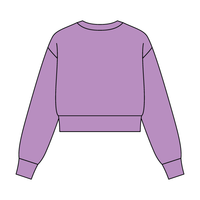 Women's Crop Crewneck Sweatshirt - The Collegiate Lineup