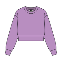 Women's Crop Crewneck Sweatshirt - The Collegiate Lineup