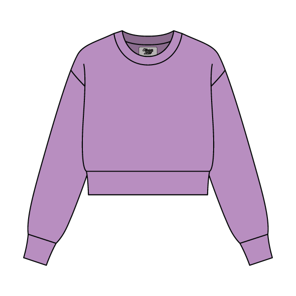 Women's Crop Crewneck Sweatshirt - The Collegiate Lineup