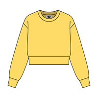 Women's Crop Crewneck Sweatshirt - The Collegiate Lineup