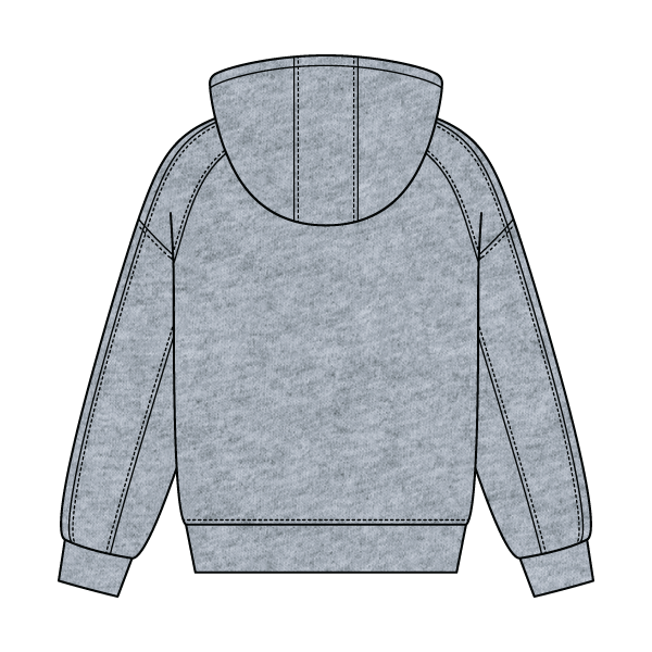 Boxy Seamed Hoodie - The Collegiate Lineup