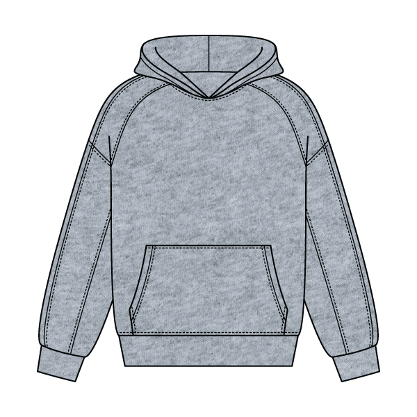 Boxy Seamed Hoodie - The Collegiate Lineup
