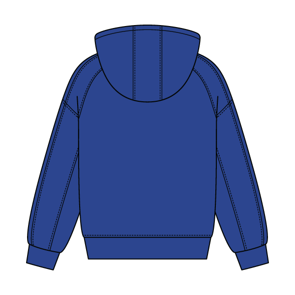 Boxy Seamed Hoodie - The Collegiate Lineup