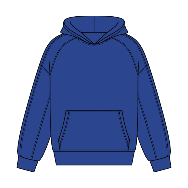 Boxy Seamed Hoodie - The Collegiate Lineup