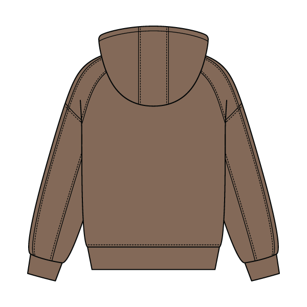 Boxy Seamed Hoodie - The Collegiate Lineup