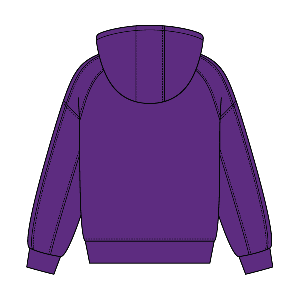 Boxy Seamed Hoodie - The Collegiate Lineup