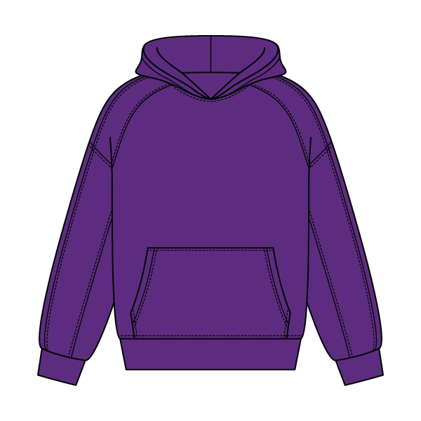 Boxy Seamed Hoodie - The Collegiate Lineup