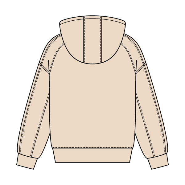 Boxy Seamed Hoodie - The Collegiate Lineup