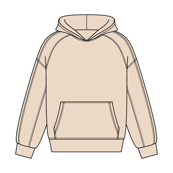 Boxy Seamed Hoodie - The Collegiate Lineup