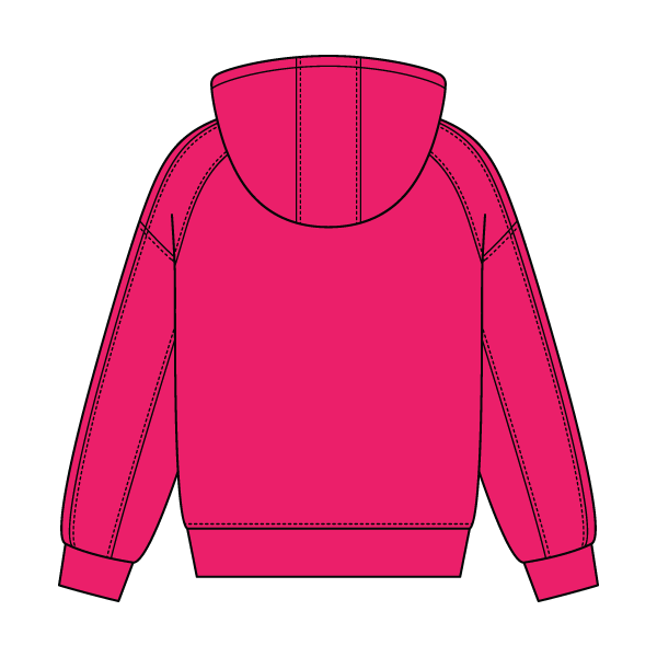 Boxy Seamed Hoodie - The Collegiate Lineup