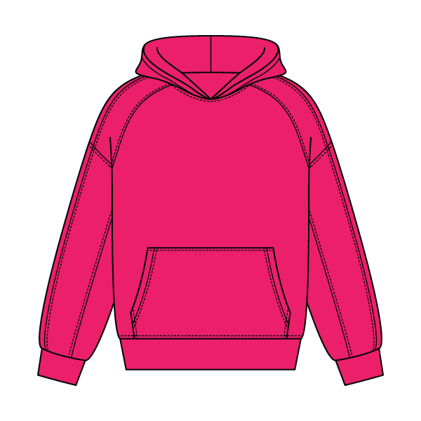 Boxy Seamed Hoodie - The Collegiate Lineup