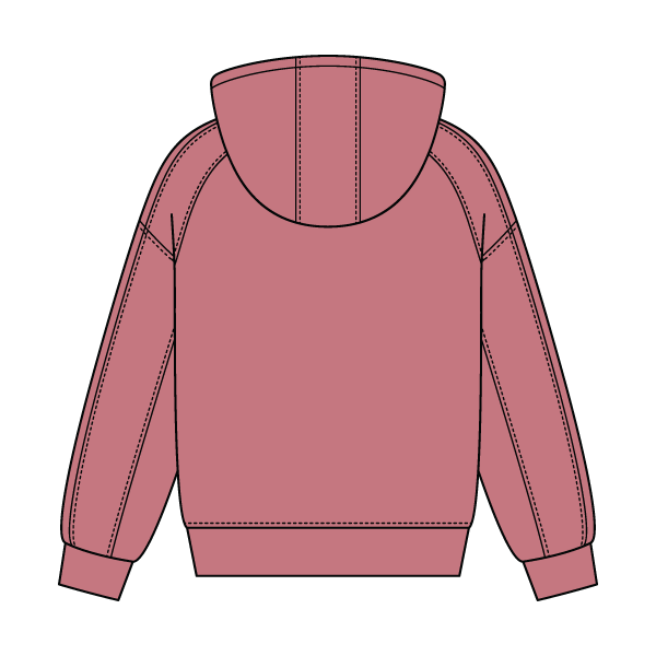 Boxy Seamed Hoodie - The Collegiate Lineup