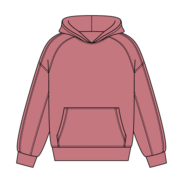 Boxy Seamed Hoodie - The Collegiate Lineup